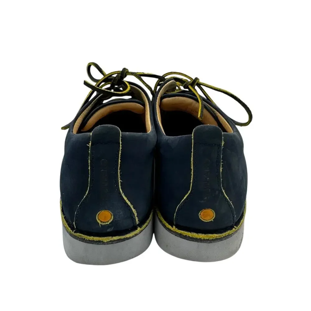 Samuel Hubbard Free Navy Nubuck Leather Lace Up Oxford Business casual Shoes